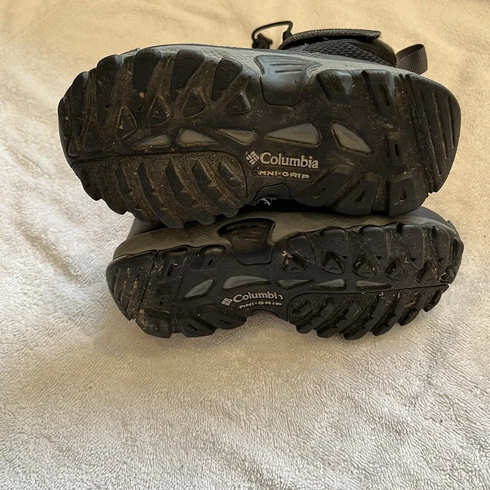 Columbia Hyper-Boreal Black Omni-Heat Waterproof Boots Size Youth‎ 11 BC0127-010